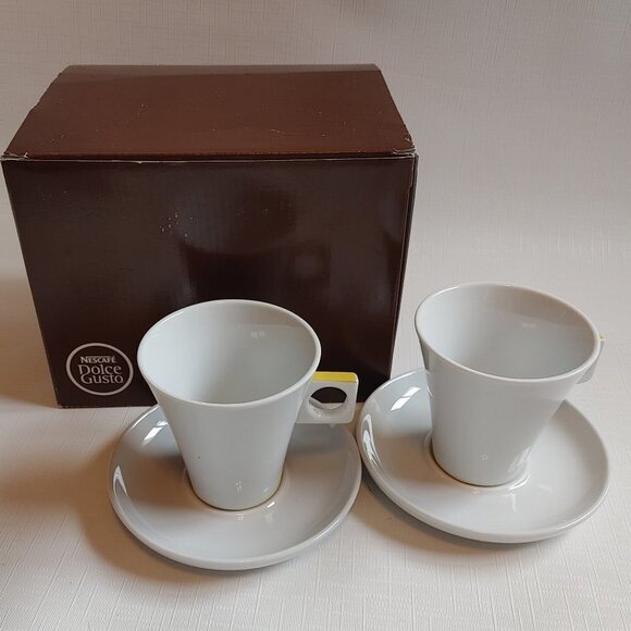 NESCAFE Dulce Gusto Cup and Saucer Set BNIB - Picture 1 of 5